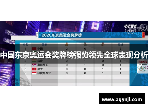 中国东京奥运会奖牌榜强势领先全球表现分析