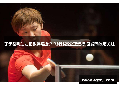 丁宁裁判助力伦敦奥运会乒乓球比赛公正进行 引发热议与关注